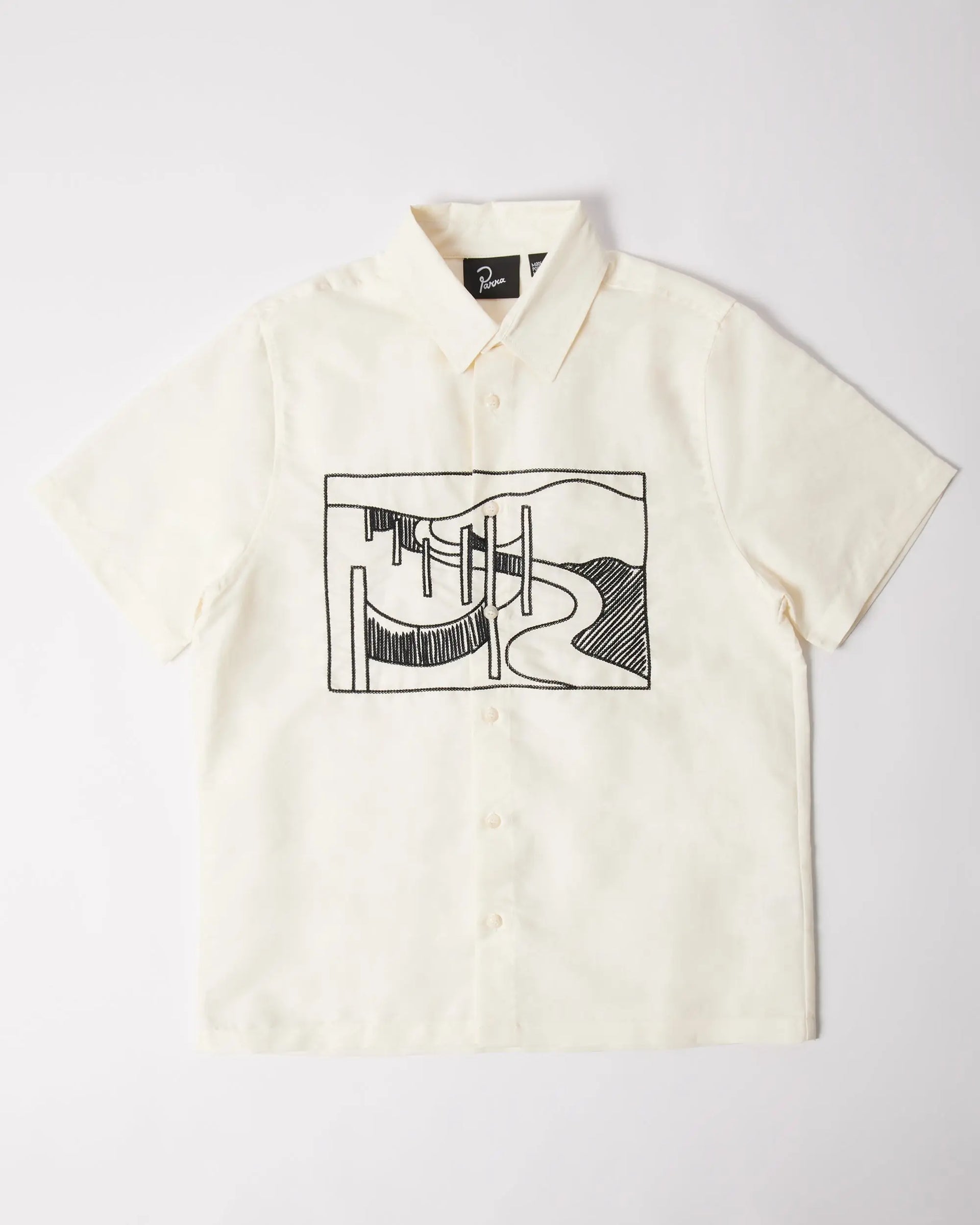 ByParra The Dunes Short Sleeve Shirt (Off White) ByParra