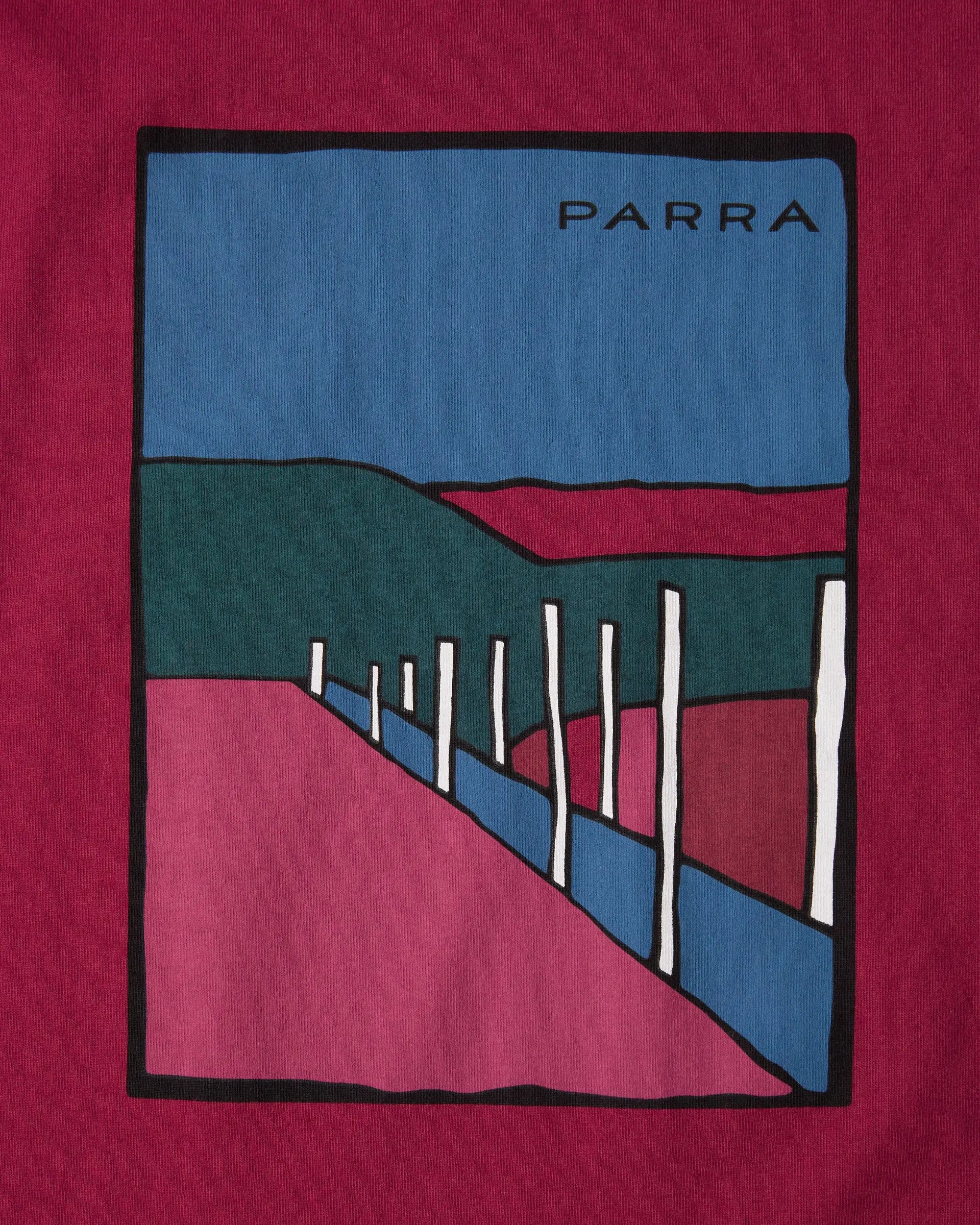 ByPara Beach Parking T-shirt (Raspberry) ByParra