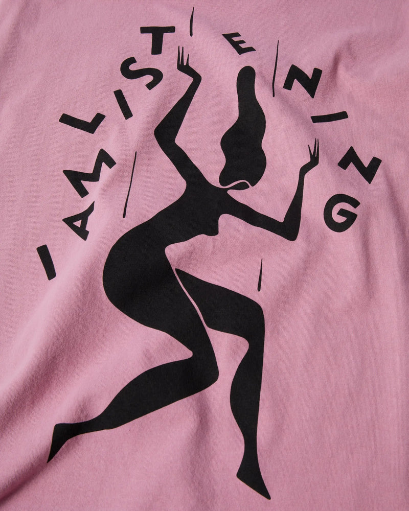By Parra Not listening t-shirt (Pink) By Parra