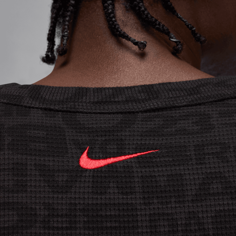 Jordan x Awake NY Thermal Shirt (Black/Black/White/University Red)