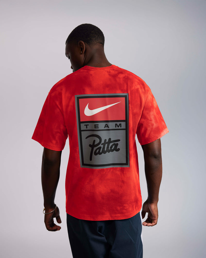 Patta x Nike NRG T-shirt GX Washed (Rush Red/University Red/Gym Red)