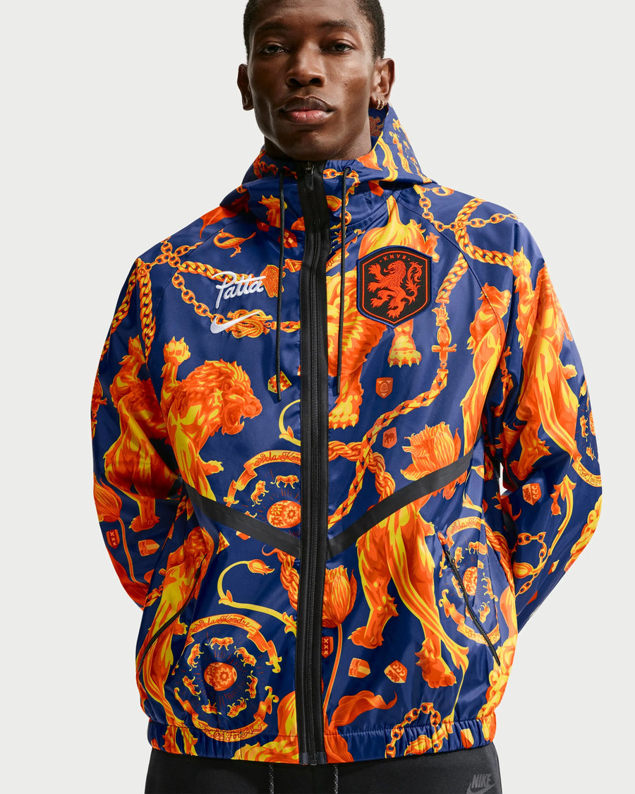 Patta x Nike KNVB Anthem Jacket (Deep Royal/Orange) Nike