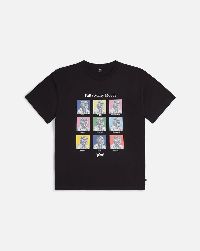 Patta Many Moods T-Shirt (Black) Patta