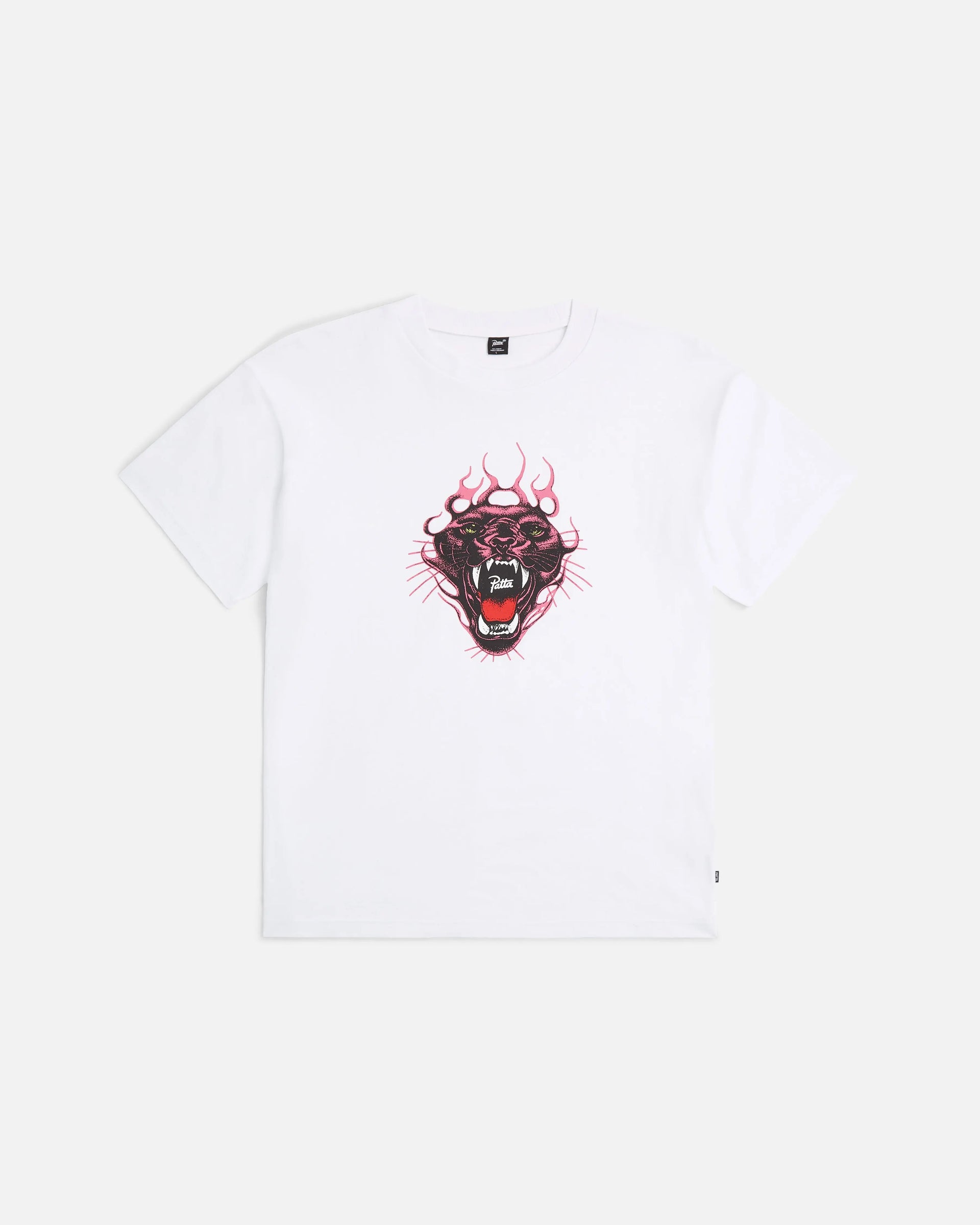 Patta Fire Panther T-Shirt (White) Patta
