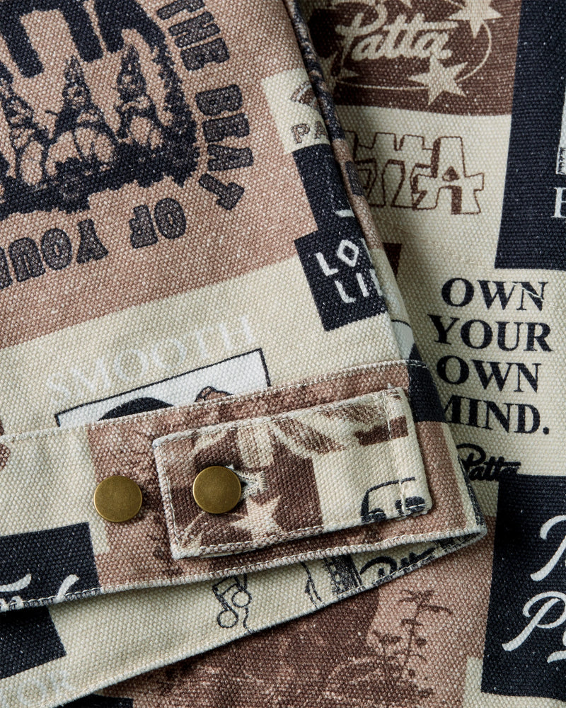 Patta Collage Insulated Canvas Jacket (Multi) Patta