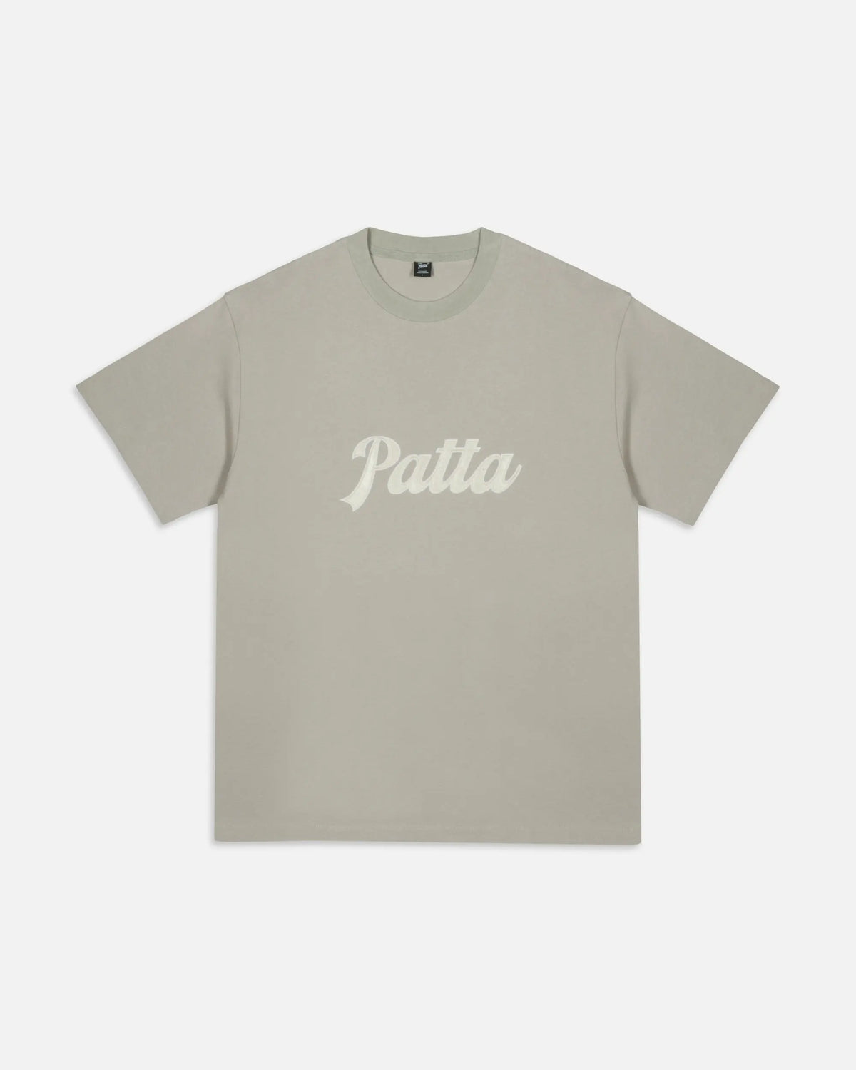 Patta Logo Twill Applique T-Shirt (Flint Gray) Patta