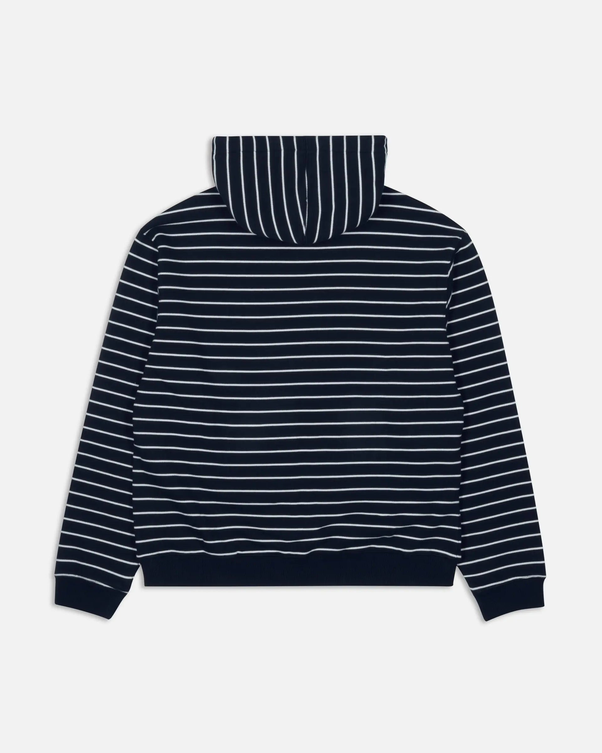 Patta Striped Zip Up Hooded Sweater (Black Iris) Patta