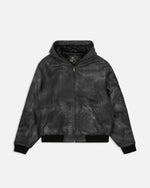 Patta Leather Bomber Jacket (Black) Patta