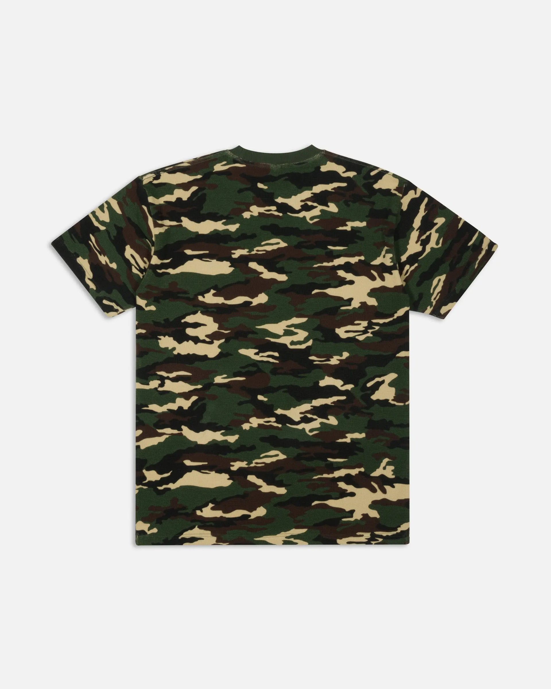Patta Waffle Script Logo T-Shirt (Woodland Camo) Patta