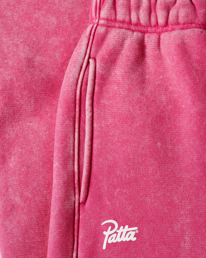 Patta Classic Washed Jogging Pants (Fuchsia Red) Patta