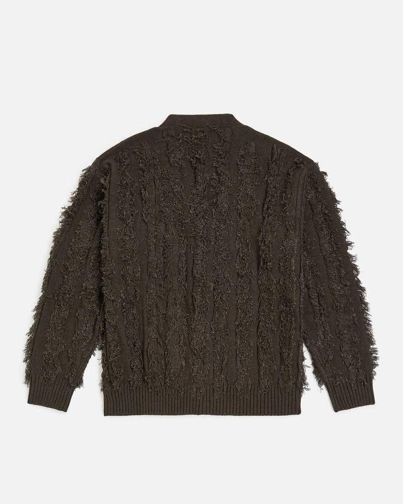 Patta Fringed Knitted Cardigan (Moonless Night) Patta