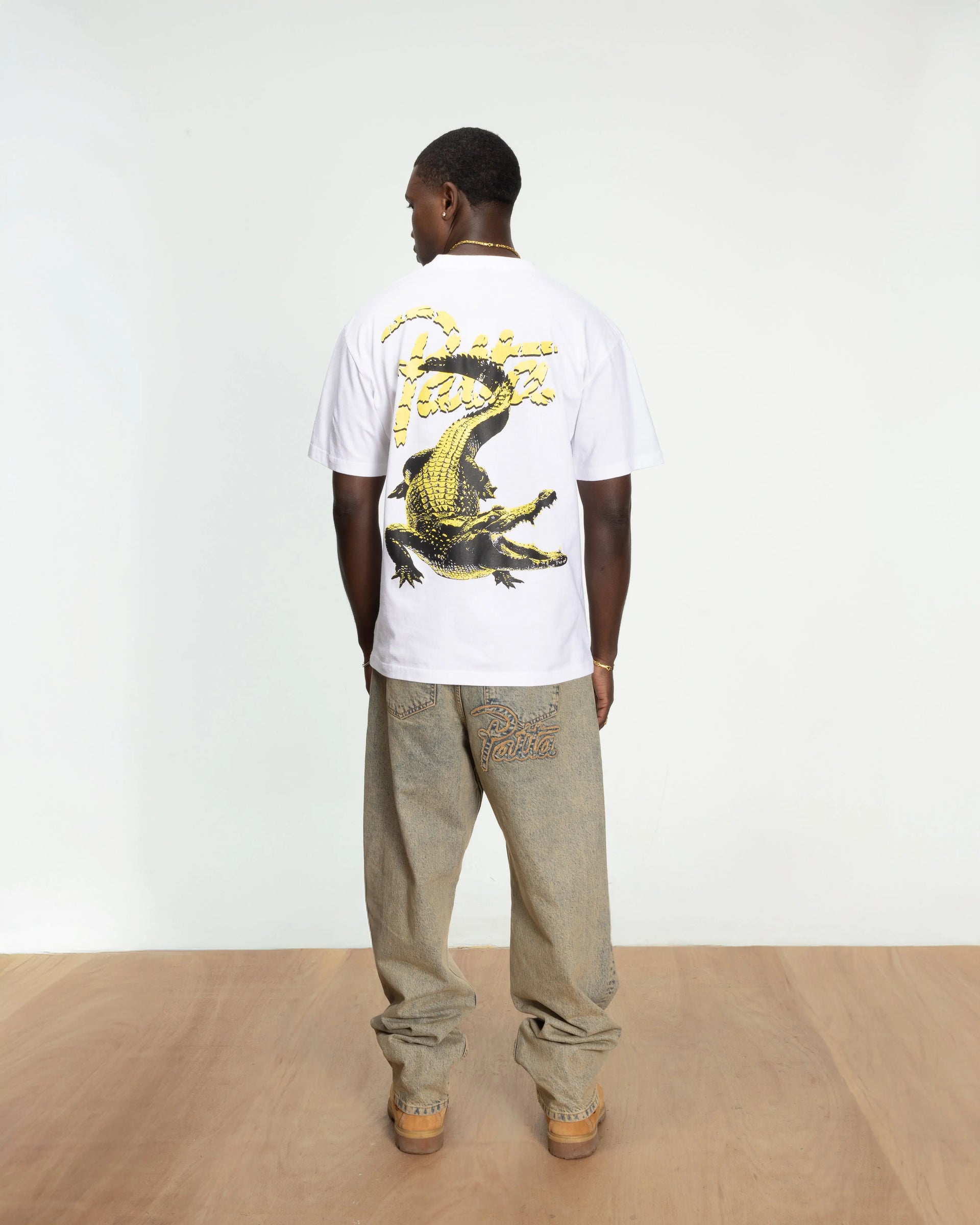 Patta Croco T-shirt (White) Patta