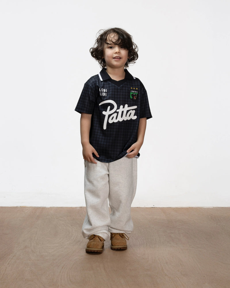 Patta Kids Houndstooth Football Jersey (Ombre Blue) Patta