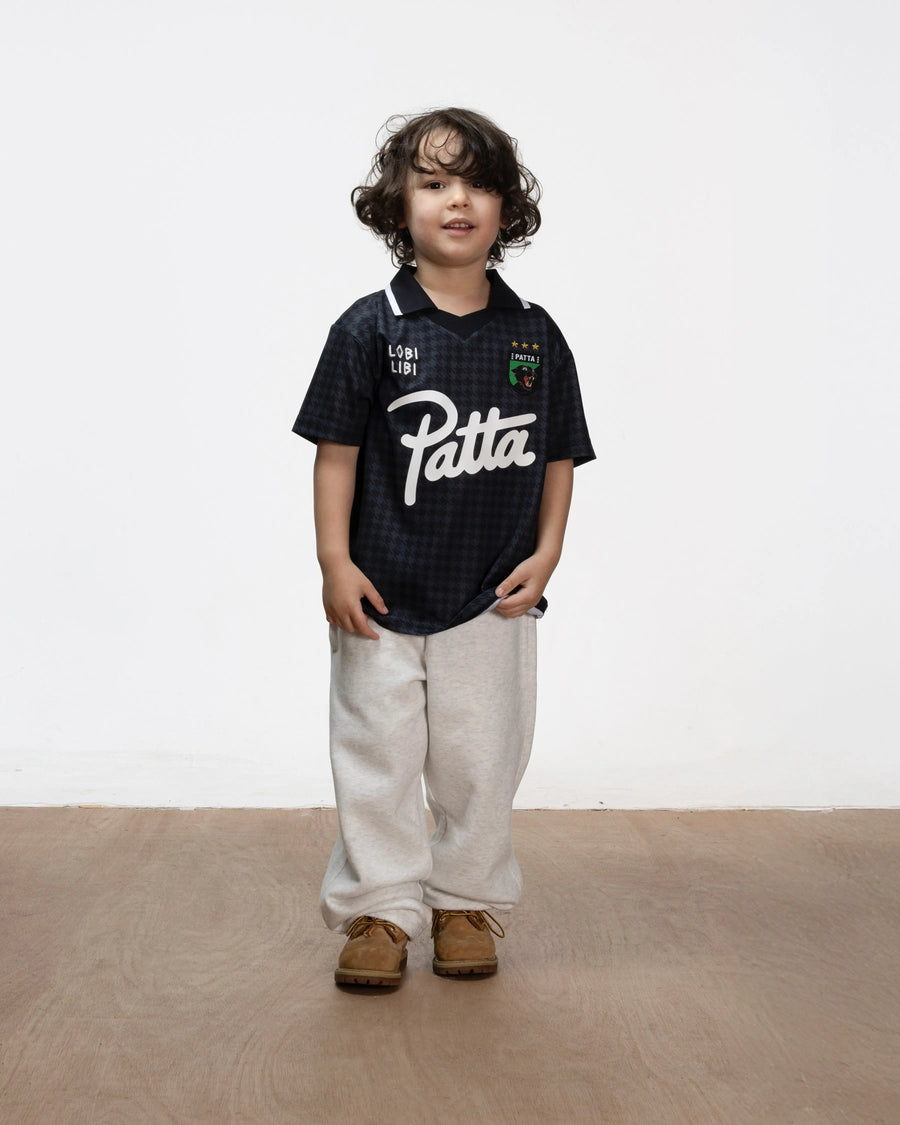 Patta Kids Houndstooth Football Jersey (Ombre Blue) Patta