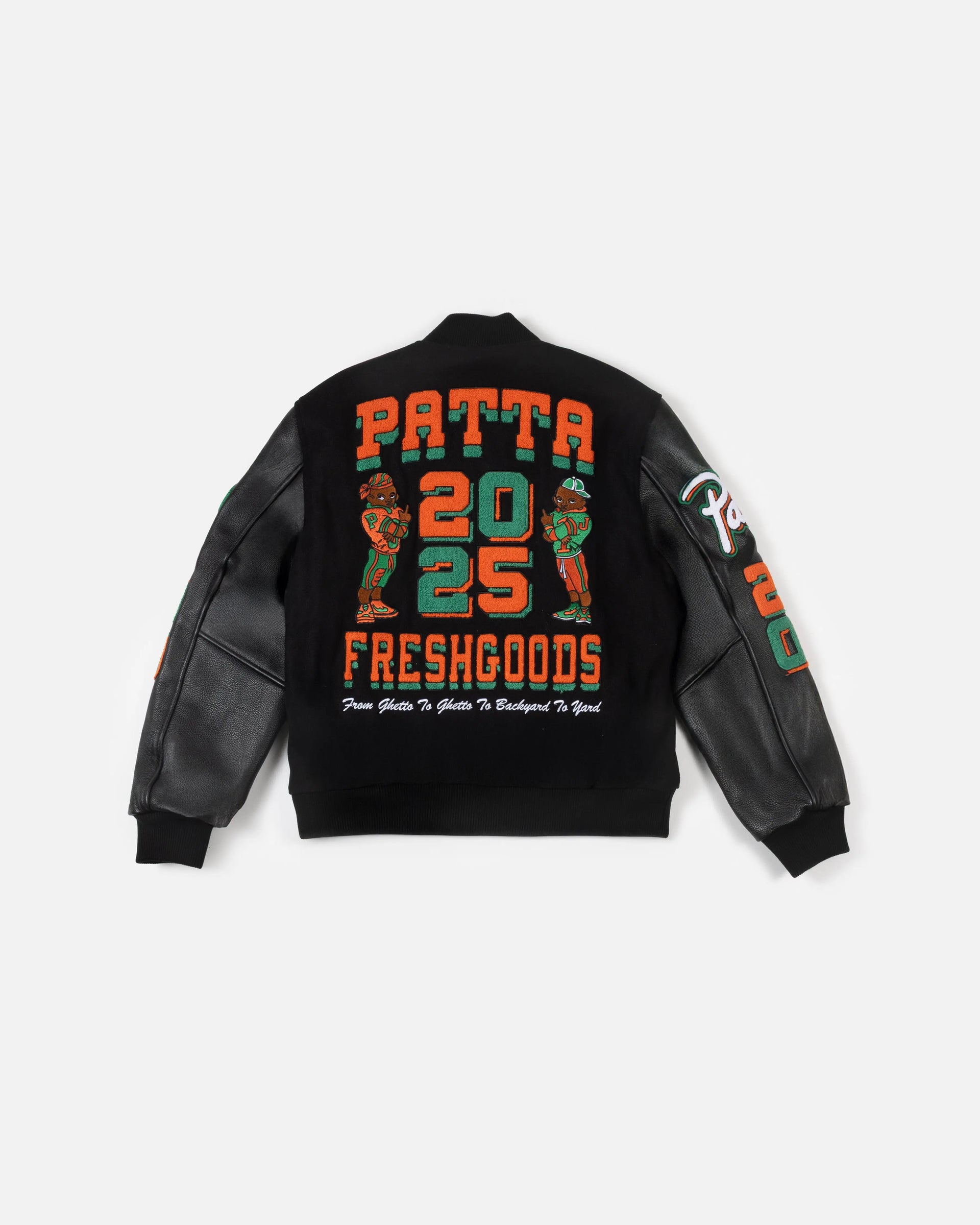 Patta x Joe Freshgoods Varsity Jacket (Black) Patta