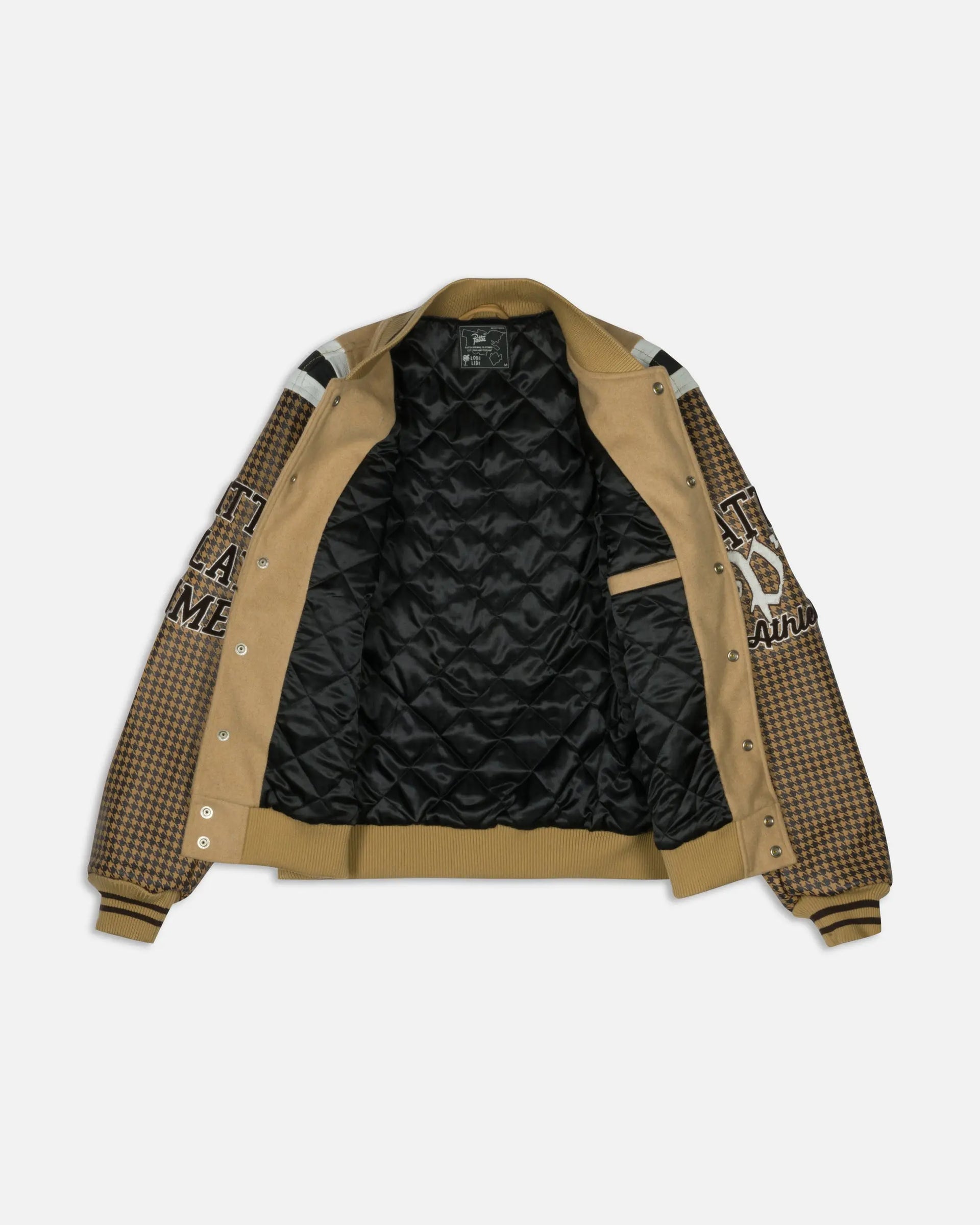Patta Athletic P Houndstooth Varsity Jacket (Starfish) Patta