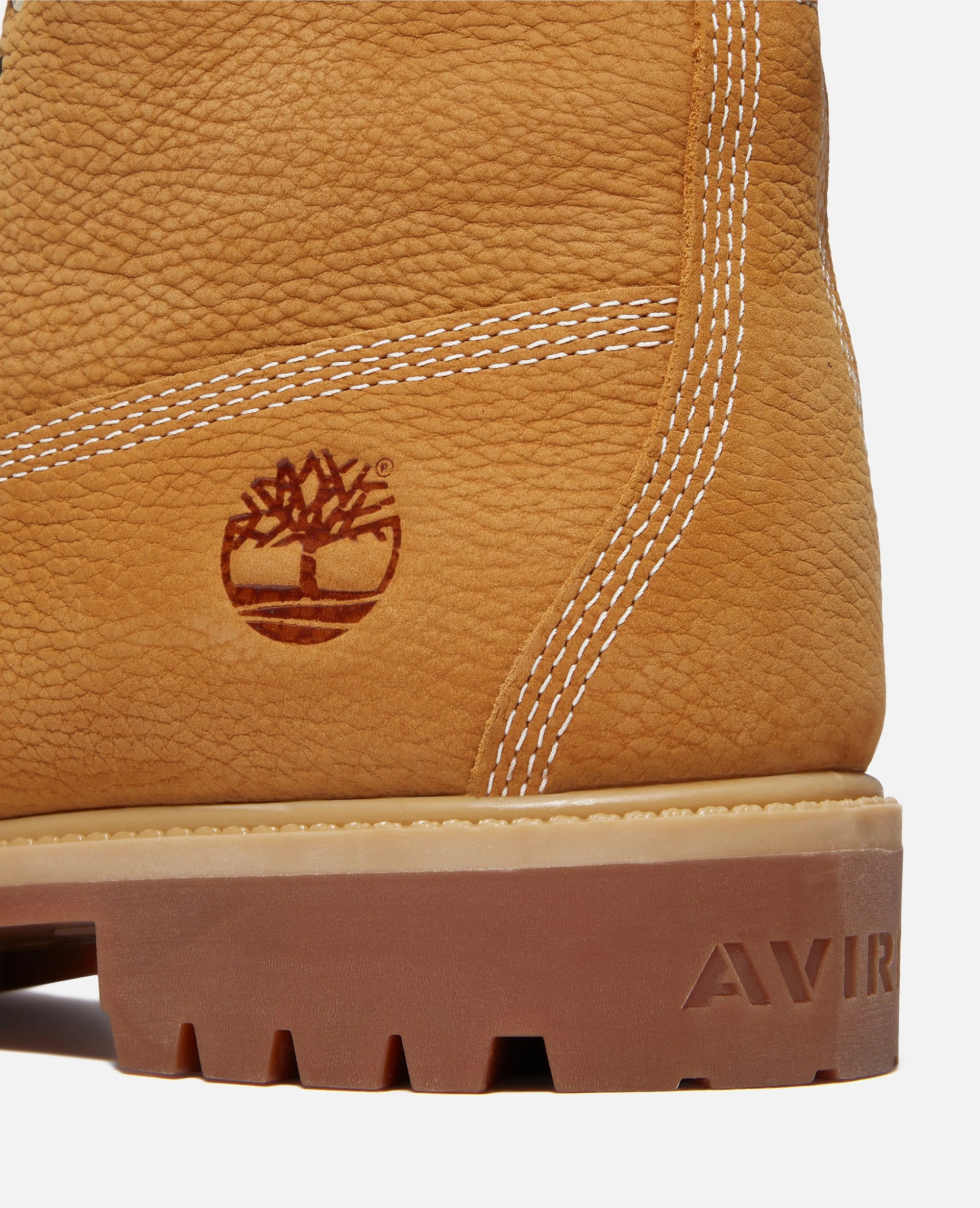 Avirex x Timberland Premium 6 INCH Lace Up Waterproof Boot (Wheat Nubuck/W MDBRN) Timberland