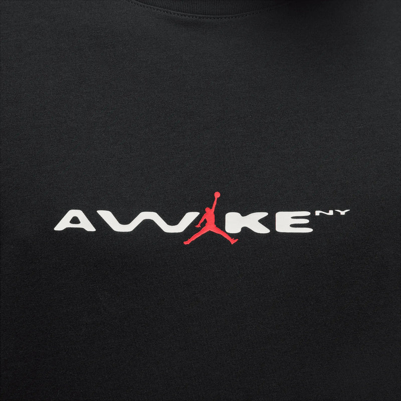 Jordan x Awake NY T-Shirt (Black/ White/ University Red) - Patta