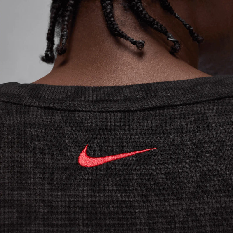 Jordan x Awake NY Thermal Shirt (Black/Black/White/University Red) - Patta