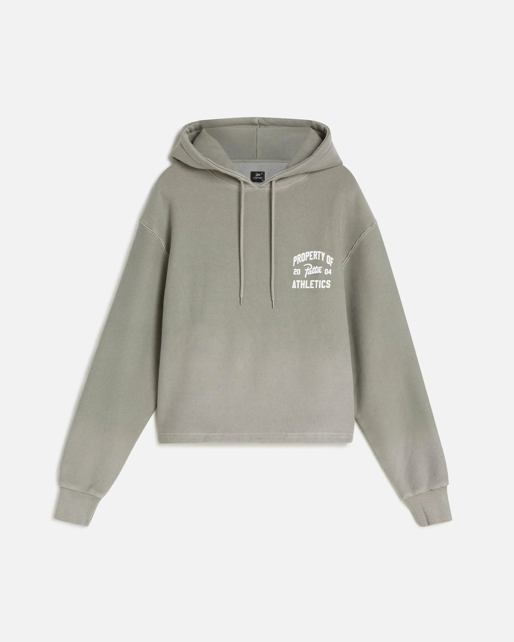 Patta Athletic Drawcord Hooded Sweater (Limestone) - Patta