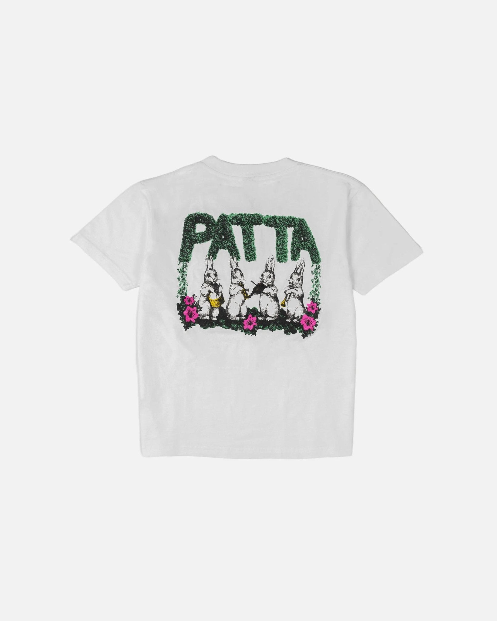 Patta Band Of Bunnies Kids T-Shirt (White) - Patta