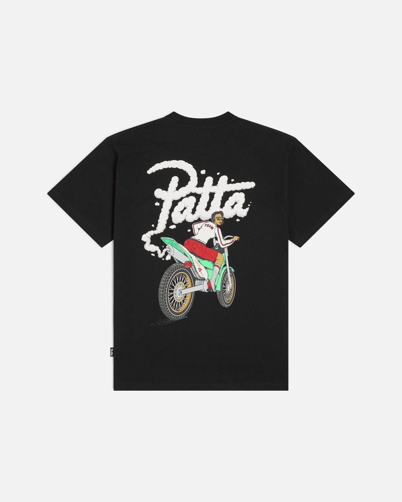 Patta Biker T-Shirt (Black) - Patta