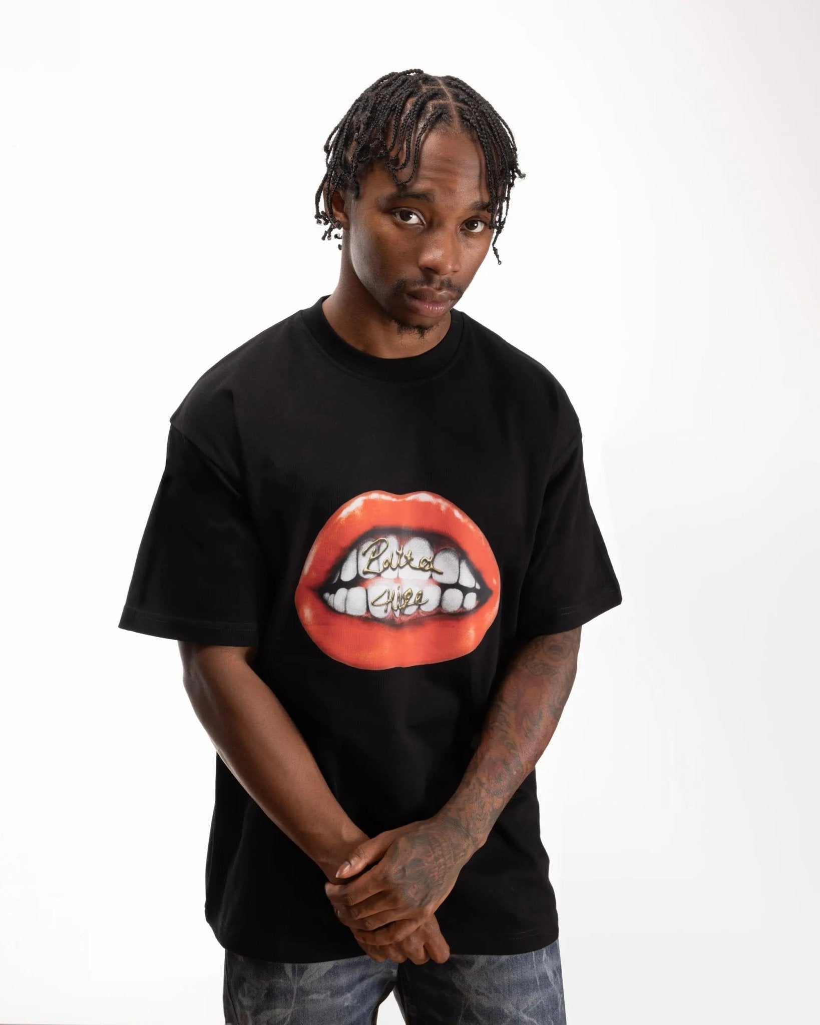 Patta Smile T-Shirt (Black) - Patta