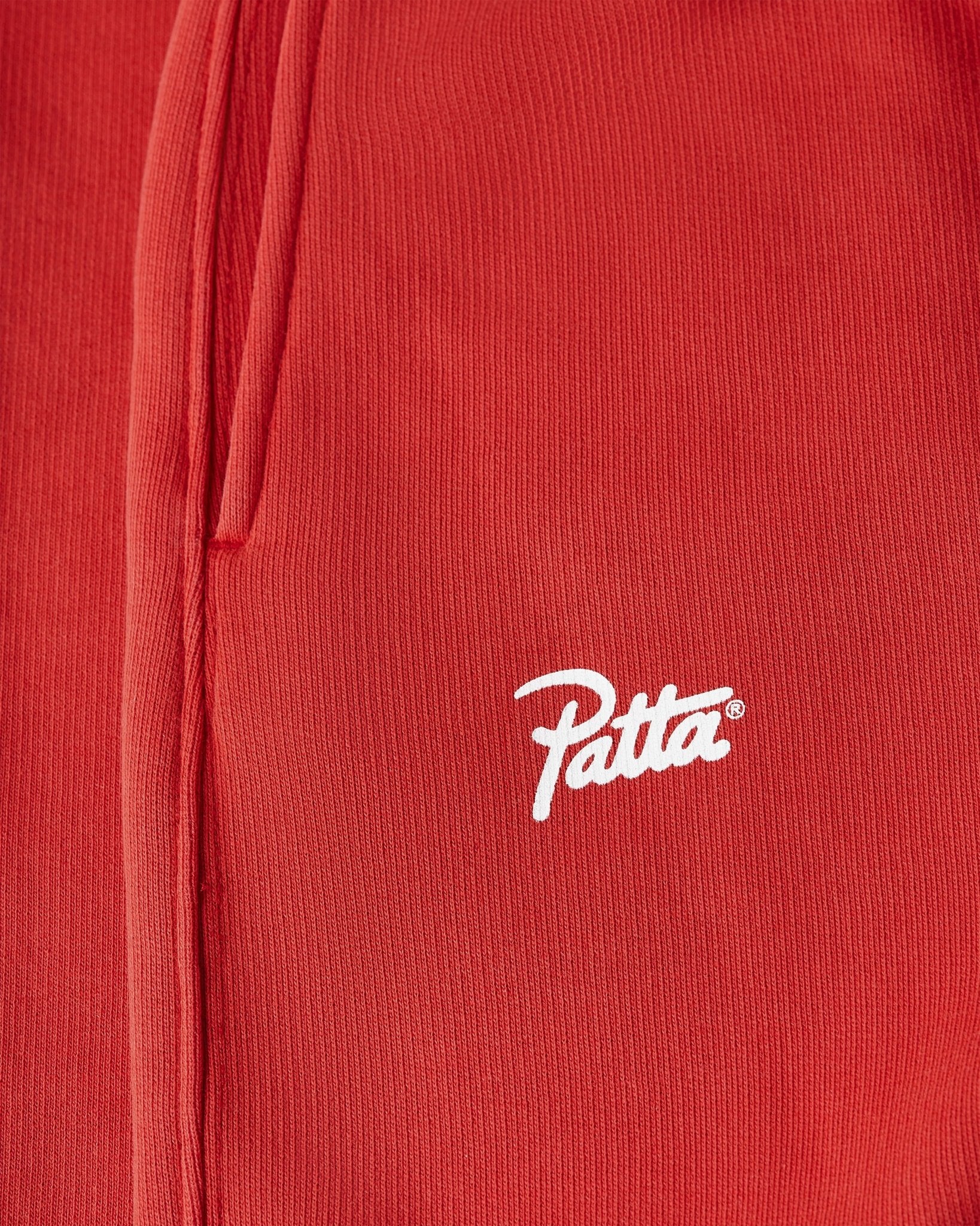 Patta Washed Classic Jogging Pants (Haute Red) - Patta