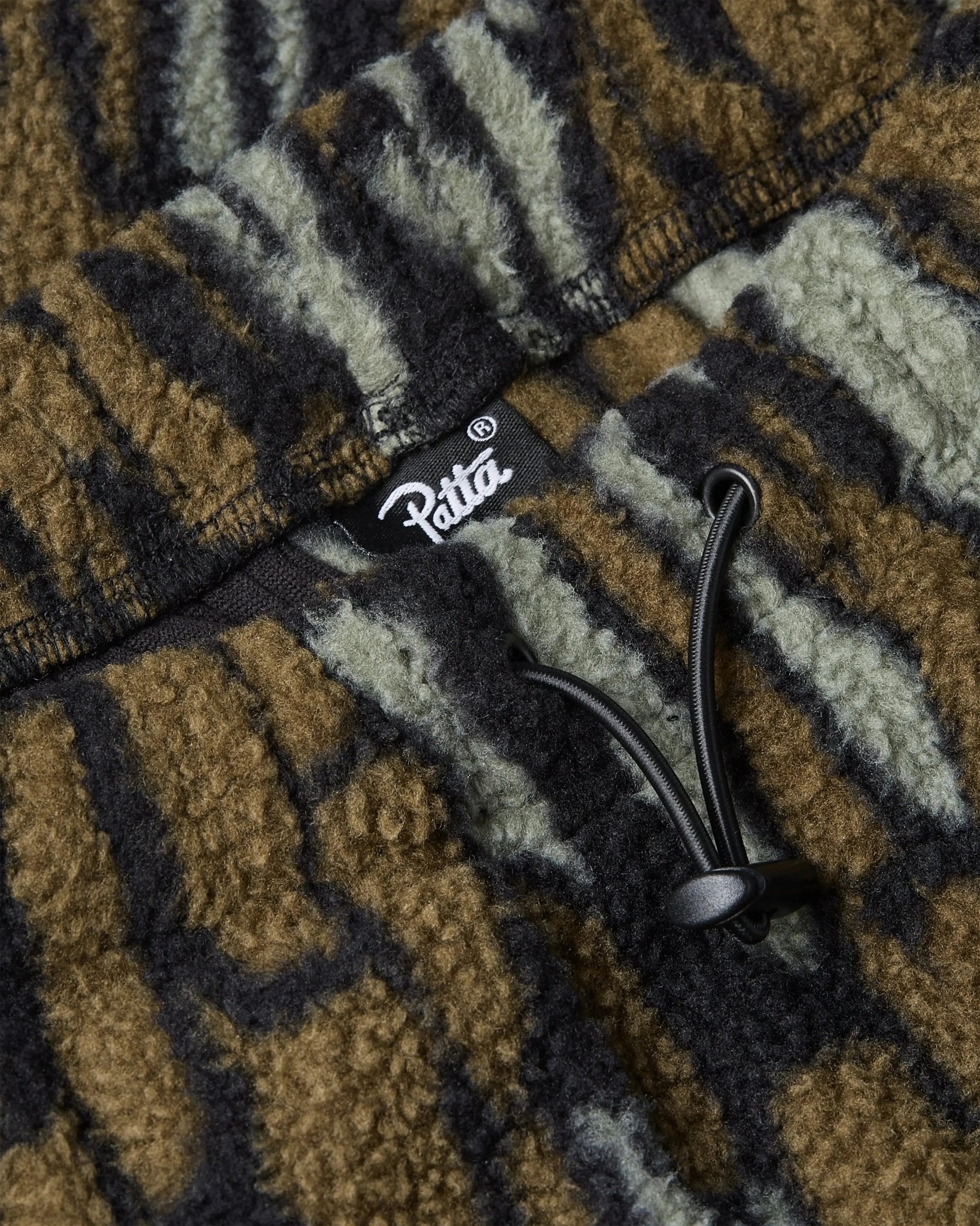 Patta Woodie Fleece Pants (Slate Black) - Patta