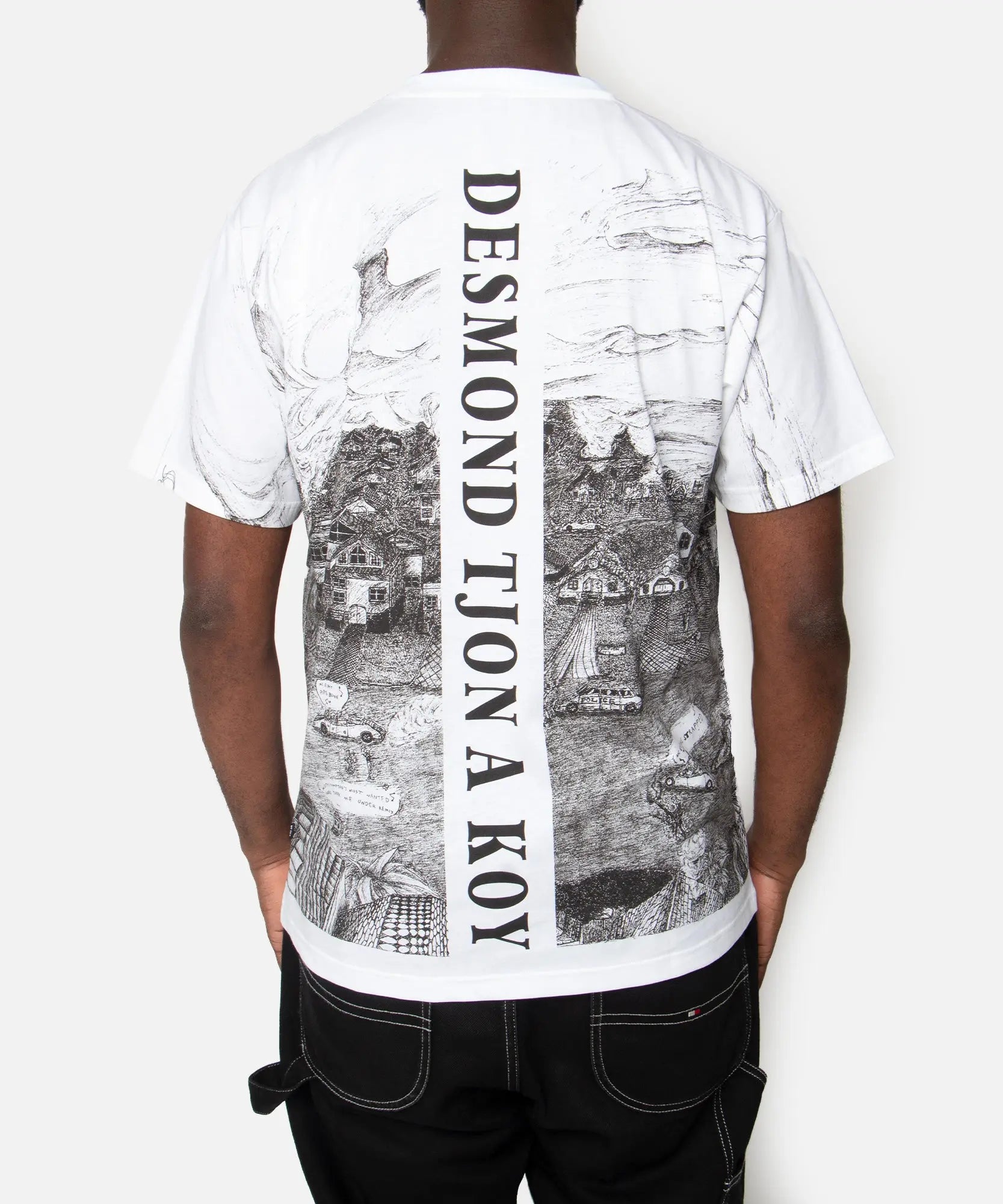Patta x Outsiders Gallery Livin In The Fast Lane T-Shirt (White) Patta